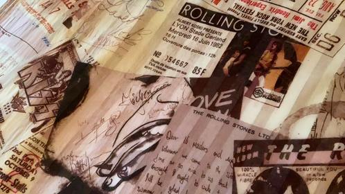 Shawl collectors item Rolling Stones en Guns N Rosés, Tickets en Kaartjes, Concerten | Pop, Eén persoon