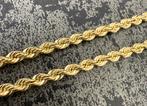 Prachtige 14 karaats gouden rope ketting, Ophalen of Verzenden, Nieuw, Goud, Goud