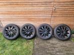 KIA RIO Yokohama winterbanden 185/65R15 op zwarte velgen., Auto-onderdelen, Banden en Velgen, Ophalen, Gebruikt, 15 inch, Banden en Velgen