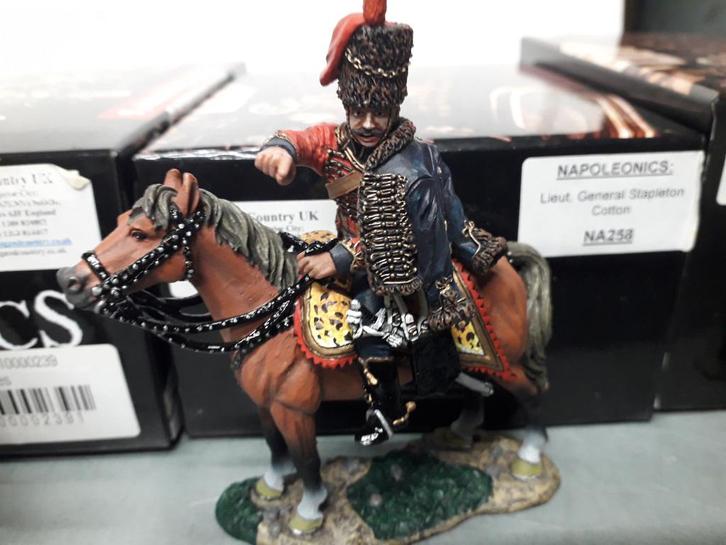 GENERAAL STAPLETON COTTON te PAARD uit NAPOLEON WAR K & C, Verzamelen, Militaria | Algemeen, Landmacht, Miniatuur of Beeldje, Nederland