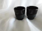 NESPRESSO Geckeller Michels espresso kopjes, zwart, 2 stuks, Huis en Inrichting, Keuken | Servies, Overige materialen, Ophalen of Verzenden