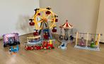Playmobil kermis - reuzenrad, zweefmolen, treintje en meer!, Ophalen of Verzenden, Gebruikt, Complete set
