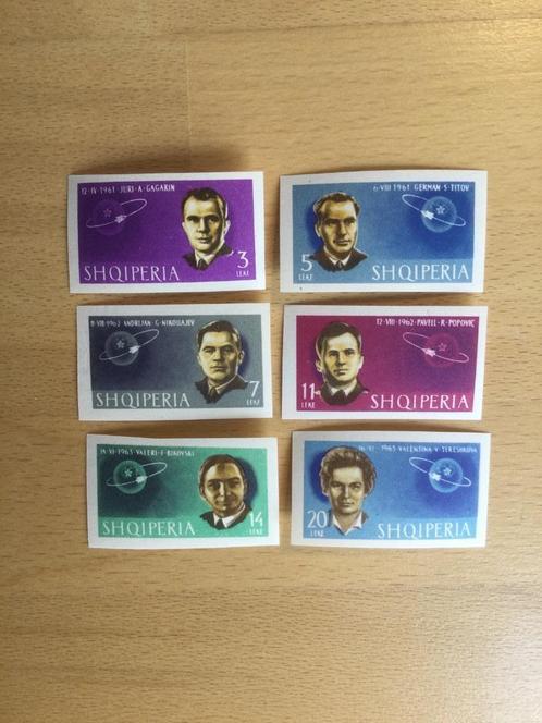 Albanië 1963 ruimtevaart (ongetand), Postzegels en Munten, Postzegels | Europa | Overig, Postfris, Overige landen, Ophalen of Verzenden