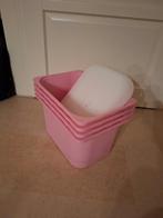 Trofast Ikea bakken roze inclusief deksels, Ophalen, Minder dan 50 cm, Gebruikt, Minder dan 100 cm