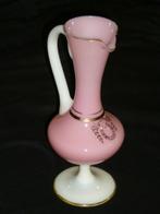 Opalina Fiorentina Florence Rose/Wit/Goud Vaas, Antiek en Kunst, Ophalen