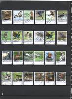35 Nederlandse vogelpostzegels, Ophalen of Verzenden, Na 1940, Gestempeld