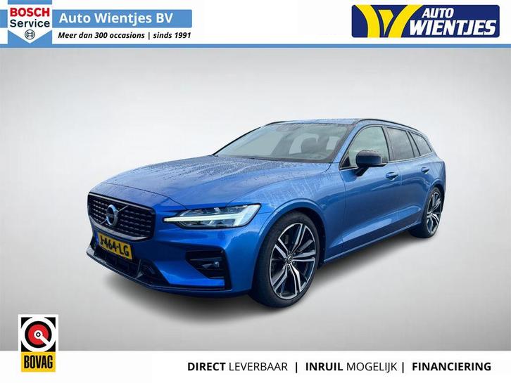 Volvo V60 2.0 B3 R-Design | Pano | Leer | Camera | Trekhaak, Auto's, Volvo, Bedrijf, Te koop, V60, ABS, Achteruitrijcamera, Adaptive Cruise Control