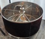 Lederen Hanglamp - Koeienhuid - Bruin/Zwart - Ø40cm, Huis en Inrichting, Lampen | Lampenkappen, Ophalen of Verzenden