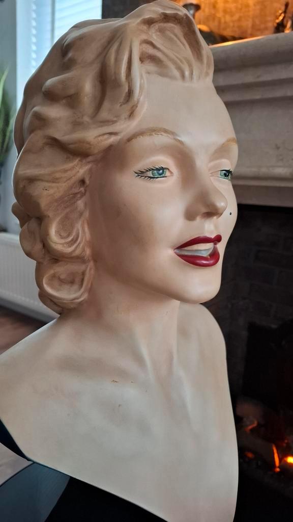 Buste Marilyn Monroe 50 cm, Antiek en Kunst, Kunst | Beelden en Houtsnijwerken, Ophalen