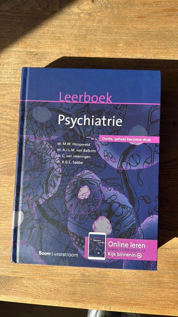 Leerboek psychiatrie, Boeken, Psychologie, Zo goed als nieuw, Ophalen