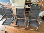 4 inklapbare campingstoelen Safarica / Crespo, Caravans en Kamperen, Ophalen, Gebruikt, Campingstoel