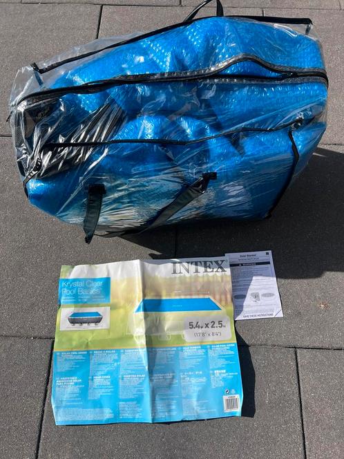 Intex solar blanket 5,4m X 2,5m, Tuin en Terras, Zwembad-toebehoren, Gebruikt, Afdekzeil, Ophalen of Verzenden