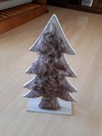 NIEUW HOUTEN KERSTBOOM MET AAN 1 KANT BONT HOOGTE 40 CM, Huis en Inrichting, Woonaccessoires | Overige, Nieuw, Ophalen of Verzenden