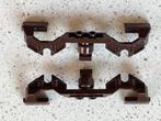 Lego 2 x  2871b, kleur donker bruin, voor zijkant treinmotor, Ophalen of Verzenden, Zo goed als nieuw, Lego