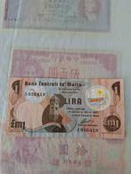 Malta: 1 Pound, 1967. Niet UNC, wel mooi exemplaar., Postzegels en Munten, Bankbiljetten | Europa | Niet-Eurobiljetten, Los biljet
