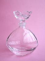 Vintage 70s retro antiek Kristal bloem parfumfles parfum, Verzenden