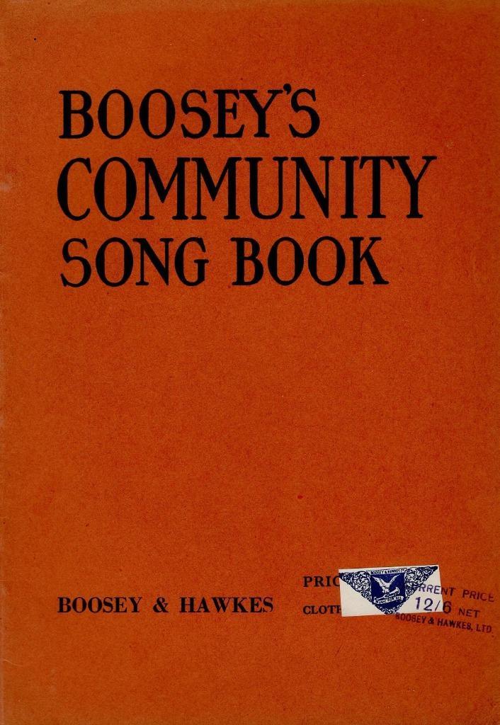 Pianoboek - Boosey's Community song book, Muziek en Instrumenten, Bladmuziek, Gebruikt, Les of Cursus, Ophalen