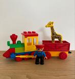 Duplo treintje met machinist & giraf, Ophalen of Verzenden, Gebruikt, Duplo