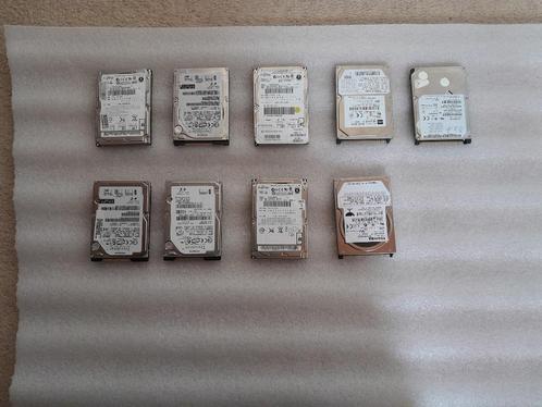 Opruiming diverse merken IDE Harddisks 2½ inch (getest), Computers en Software, Harde schijven, Gebruikt, Laptop, IDE, Ophalen of Verzenden