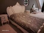Mooi Engels bed te koop. Complete set, Ophalen, Wit, Tweepersoons, Zo goed als nieuw