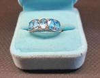Schitterende ring met in facet geslepen Zwitserse topaas, Sieraden, Tassen en Uiterlijk, Ringen, 19 tot 20, Nieuw, Met edelsteen