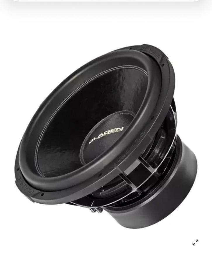 Gladen SQL15 inch Subwoofer met kist, Auto diversen, Autospeakers, Ophalen