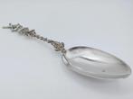 Zilveren geboortelepel, J. Schijfsma, Sneek, 1920, Antiek en Kunst, Antiek | Goud en Zilver, Verzenden, Zilver