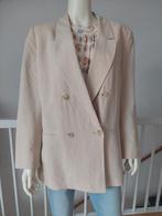 Beige blazer nieuw Maat 46 48 linnen, Beige, Maat 46/48 (XL) of groter, Ophalen of Verzenden, Zo goed als nieuw