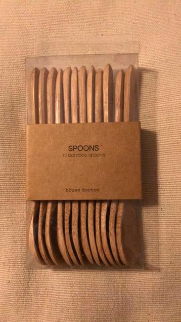 House doctor 12 bamboe lepeltjes - NIEUW ! beschikbaar voor biedingen