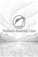 Holland America Line kleurplaat poster, Verzamelen, Scheepvaart, Ophalen of Verzenden, Nieuw, Kaart, Foto of Prent