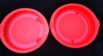 2 NIEUW Tupperware multiflex siliconen bakvorm bakker cake beschikbaar voor biedingen
