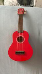 Harley Benton ukelele rood en zwart, Muziek en Instrumenten, Ophalen of Verzenden, Zo goed als nieuw, Overige typen