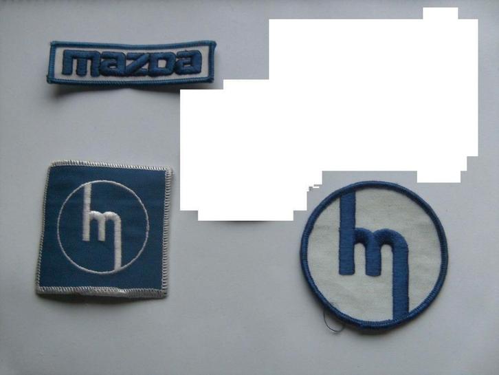mazda patches patch badge opnaai embleem, Verzamelen, Automerken, Motoren en Formule 1, Nieuw, Auto's, Ophalen of Verzenden