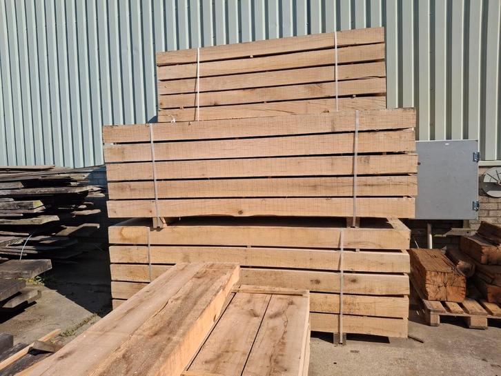 Eiken bielzen Nieuw, Tuin en Terras, Schuttingen, Nieuw, Minder dan 3 meter, Ophalen