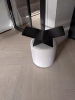 Mat zwarte boekensteun., Ophalen, Metaal, Minder dan 50 cm