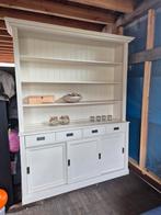 witte buffetkast schuifdeuren 162x206x48, Huis en Inrichting, Kasten | Buffetkasten, Ophalen, Gebruikt, 150 tot 200 cm, Landelijk