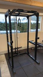 Taurus Power Cage met lat pull + Body Solid Bank met acc., Sport en Fitness, Fitnessmaterialen, Ophalen, Gebruikt, Rug, Overige typen