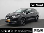 Nissan Qashqai 1.3 MHEV Xtronic Tekna 158PK | Automaat | Pan, Auto's, Nissan, Euro 6, Met garantie (alle), Leder en Stof, Zwart