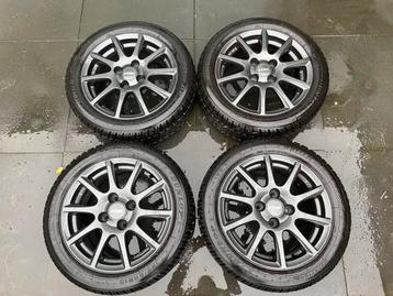 Dunlop Winterbanden 195/50 R15 op Rial Velgen - Z.g.a.n  beschikbaar voor biedingen