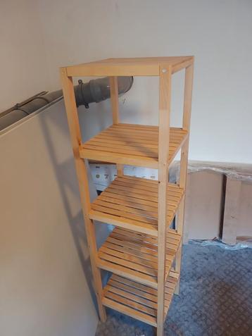 IKEA Badkamerkast - Houten Rek beschikbaar voor biedingen