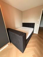 !MOET WEG! Luxe Boxspring bed met voetbord 55 inch Tv lift, Ophalen, Tweepersoons, Zo goed als nieuw, 200 cm