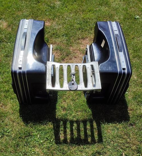 Krauser Kofferset met rek, Motoren, Accessoires | Koffers en Tassen, Gebruikt, Ophalen