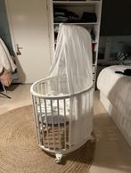 Stokke sleepi mini + uitbreiding junior wit + beddengoed, Ophalen, Gebruikt, Ledikant