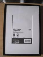 fotolijst Ikea. 21/30 cm. Nieuw. Zwarte rand. Met plexiglas., Ophalen of Verzenden, Nieuw