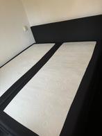 Boxspring bed 180x200, Huis en Inrichting, Slaapkamer | Bedden, Ophalen, Gebruikt, Zwart, Tweepersoons