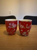 Prachtige bekers, mokken van PIP HOME, PIP STUDIO FLORAL RED, Huis en Inrichting, Keuken | Servies, Ophalen of Verzenden, Zo goed als nieuw