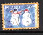 ‹(•¿•)› ijsland kerstzegel, Postzegels en Munten, Postzegels | Europa | Scandinavië, IJsland, Verzenden, Gestempeld