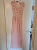 Lange roze jurk voor bruiloft/feesten, Kleding | Dames, Gelegenheidskleding, Ophalen, Zo goed als nieuw, Maat 36 (S), Galajurk