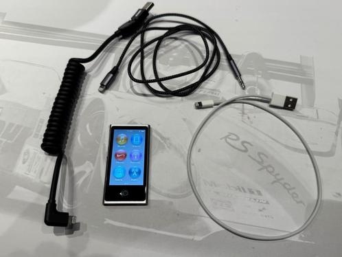 Apple iPod nano-7 16Gb spacegrijs (incl. kabeltjes), Audio, Tv en Foto, Mp3-spelers | Apple iPod, Zo goed als nieuw, Nano, 10 tot 20 GB