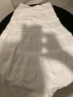 Lange katoenen rok Ibiza / gypsy stijl Wit, Kleding | Dames, Maat 38/40 (M), Wit, Ophalen of Verzenden, Zo goed als nieuw